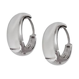KARISHMA KREATIONS Silver-Plated Contemporary Hoop Earrings-18