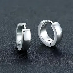 KARISHMA KREATIONS Silver-Plated Hoop Earrings-22