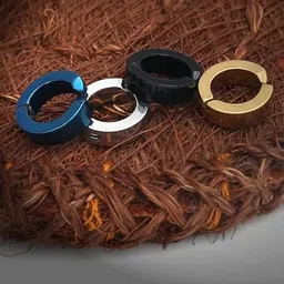 KRYSTALZ Set Of 3 Circular Ear Cuff-17