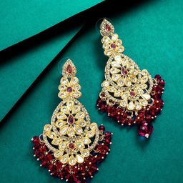 aadita Oval Drop Earrings-56
