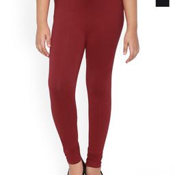 FRENCH KLEIDER Girls Pack Of 2 Cotton Churidar Length Leggings-image-63