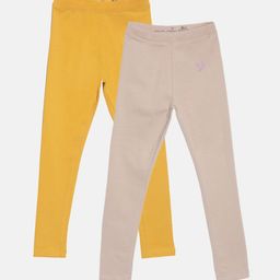 TWIN BIRDS  Pack Of 2 Pure Cotton Ankle-Length Leggings-image-35