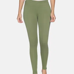 TWIN BIRDS Women Green Ankle-Length Leggings-picture-22