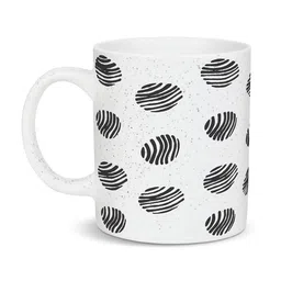 Treo Black & White Artisan Thumb Mark Ceramic Matte Mug 350ml-image-20