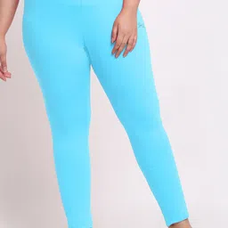 Trend Level Women Plus Size Mid-Rise Slim-Fit Ankle Length Leggings-45