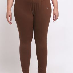 Trend Level Women Plus Size Mid-Rise Slim-Fit Ankle Length Leggings-image-78