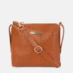 Bagsy Malone women Tan Textured Combo 4 Pieces PU Half Moon Handheld Bag Set image 2