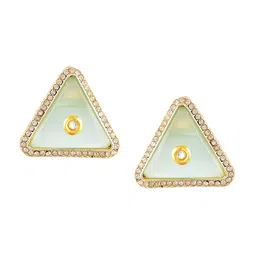 GRLIE Triangular Studs Earrings image 2