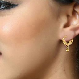 Vighnaharta Set Of 4 Gold Plated Cubic Zirconia Floral Studs image 2