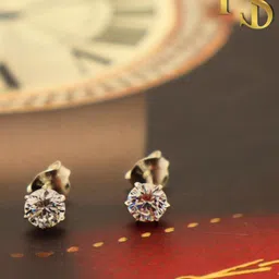HighSpark Cubic Zirconia Contemporary Studs image 2