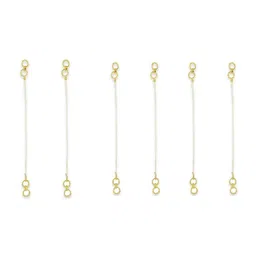 AccessHer Pack Of 3 Gold-Plated Ear Chains image 2