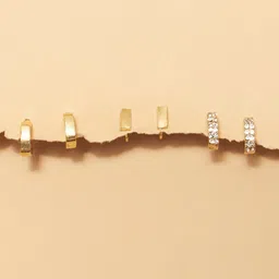 SALTY Set Of 3 Studs Earrings image 4