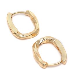 Bohey by KARATCART Gold-Plated Contemporary Studs Earrings image 3