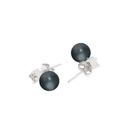 MINUTIAE Silver-Plated Contemporary Stud Earrings image 3
