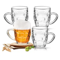 Treo Transparent Set of 4 Cascade Cool Glass Mugs 292 ml Each image 3