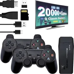 Video Game Console with 20000+ Retro Game HDMI Output Dual Player-4KGame Stick4 5th Anniversary Edition-30