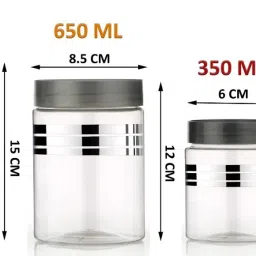 prayati Plastic Grocery Container- 250 ml, 350 ml, 650 ml, 1200 ml image 2