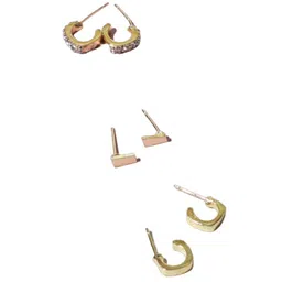 SALTY Set Of 3 Studs Earrings image 3