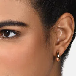 AMI Set Of 4 Gold-Plated Contemporary Studs Earrings image 3