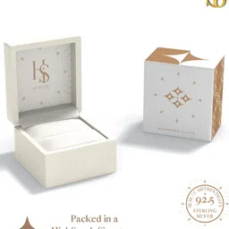 HighSpark Cubic Zirconia Contemporary Studs image 5