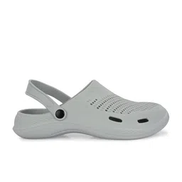 HRX by Hrithik Roshan Men Grey Self Design Croslite Clogs image 3