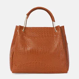 Bagsy Malone women Tan Textured Combo 4 Pieces PU Half Moon Handheld Bag Set image 5