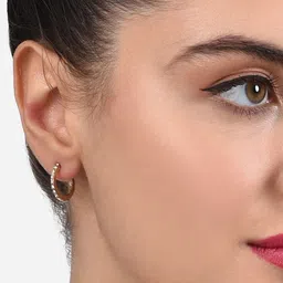 Zaveri Pearls Set of 25 Gold-Toned Contemporary Studs image 5