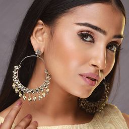 Anouk Gold-Plated Classic Drop Earrings-8
