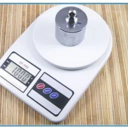 Majron Electronic Digital 10 Kg Weight Scale Lcd Kitchen Weight Scale Machine Measure for measuring fruits,Spice,Food,Vegetable And More Weighing Scale Weighing Scale (White) Weighing Scale (White) Weighing Scale image 3