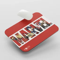 rssh creation Marvel Red Color, Anti - Slip Base, High Durability Mouse Pad Mousepad image 3