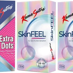 Extra Dots And SkinFEEL 2 Condom-image-3