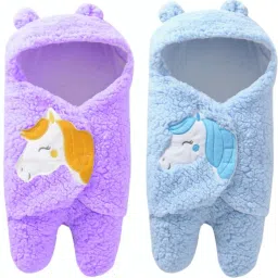 New Born Supersoft Wearable Swaddle Wrapper Cum baby Sleeping bag Combo of 2 Sleeping Bag-image-32