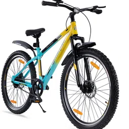 cultsport by Cult Dauntless MTB With Dual Disc Brake, Cycling Event & Ride Tracking App 27.5 T (inch) Road Cycle-picture-4