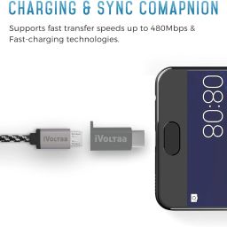 iVoltaa Micro USB, USB Type C OTG Adapter image 4