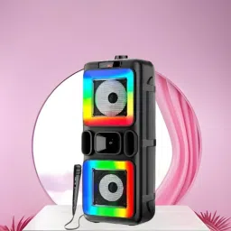 Clairbell Bluetooth Party Speaker With Karaoke Mic & RGB Lights Immersive Stereo SoundJ60 40 W Bluetooth Party Speaker-image-63
