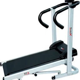 Fitx , Single Function Manual Jogger, foldable by Manual Knob Lock incline Treadmill-40