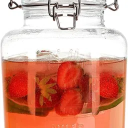 Glass Beverage And Juice Dispenser With Attached Silver Tap Bottom Loading Water Dispenser-4