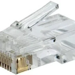 Etake (Pack of 100) RJ45 Connectors Modular 8 Pin Network Cable Plugs RJ-45 Adapter Crimps Network Connector Network Interface Card Network Interface Card-47