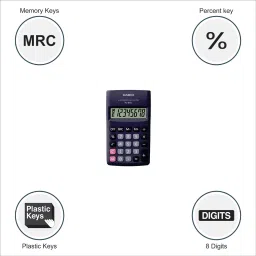 casio HL-815L-BK Portable Basic Calculator image 2