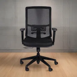 CERTO Ergonomic Mesh, Fabric Office Adjustable Arm Chair-image-9
