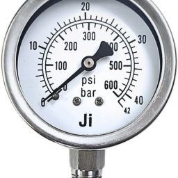 Economical Pressure Gauge, 63 mm Dial, 0-42 Bar, 1/4 NPT ( M ) Dial Indicator-image-22