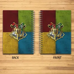 rinkon Harry Potter House Crest Notebook Combo Bookmarks Badge Stickers 160 Pages A5 Notebook Unrulled 160 Pages image 3