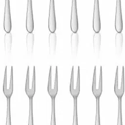 Fruit Fork, Set for Eating Fruit, Pastries Stainless Steel Fruit Fork Set-20