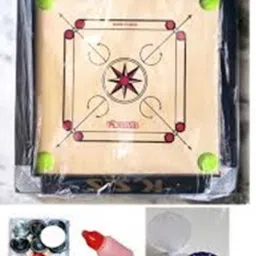 26. inch carom. with coins and striker (black) Carrom Board 65 cm Carrom Board-image-76
