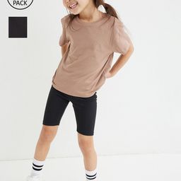 H&M Girls 2 Pack Black Cycling Shorts-picture-32