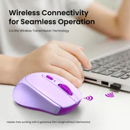 Portronics Toad 31 with Receiver, Ergonomic Design, Adjustable DPI Wireless Optical Mouse image 2