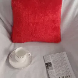 Polyester Fibre Abstract Cushion Pack of 1-image-62