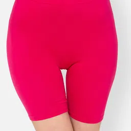clovia Solid Women Pink Cycling Shorts-picture-21