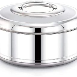 Pure Double walled Stainless Steel Serving Casserole With Stainless Steel Lid Serve Casserole-20