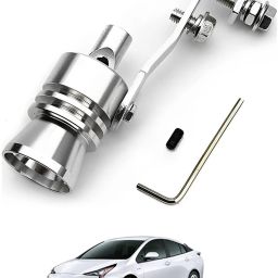 Universal (L)Turbo Sound Whistle Muffler Exhaust Durable For Car/Bike-207 Car Silencer-23